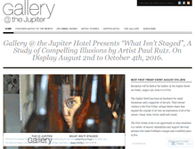 Tablet Screenshot of galleryatthejupiter.com